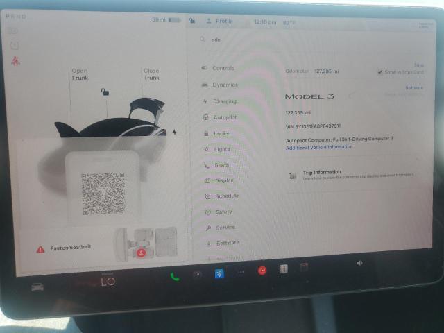 2023 TESLA MODEL 3 5YJ3E1EA8PF437911