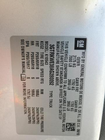 2010 GMC SIERRA K1500 SLT - 3GTRKWE38AG280092