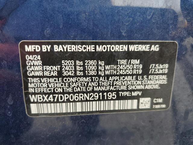 2024 BMW X3 SDRIVE3 WBX47DP06RN291195
