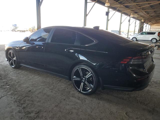 HONDA ACCORD HYB 2023 black  hybrid engine 1HGCY2F5XPA067232 photo #3