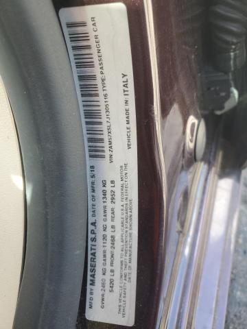 2018 MASERATI GHIBLI LUX - ZAM57XSL7J1305116