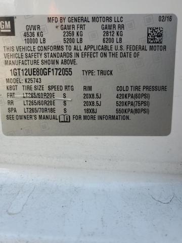 2016 GMC SIERRA K25 - 1GT12UE80GF172055