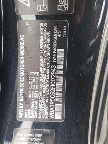 2015 BMW 435 XI WBA3R5C52FK372943