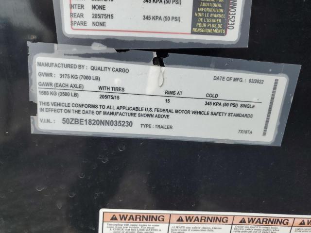 2022 QUALITY CARGO UNKNOWN #3297919774