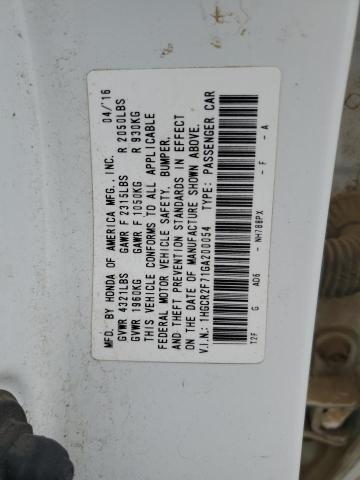 2016 HONDA ACCORD EX 1HGCR2F71GA200054