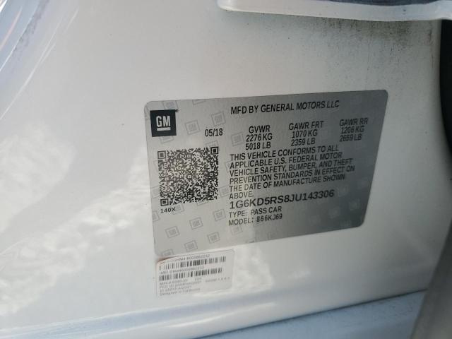 2018 CADILLAC CT6 LUXURY 1G6KD5RS8JU143306