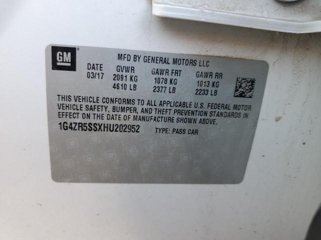 2017 BUICK LACROSSE P 1G4ZR5SSXHU202952