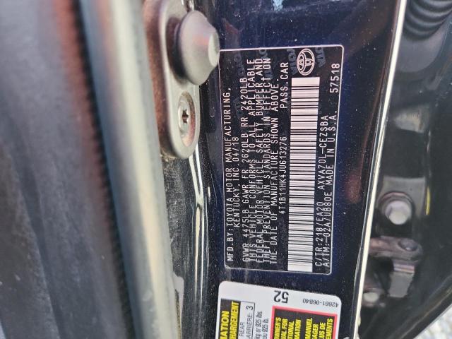 2018 TOYOTA CAMRY L 4T1B11HK4JU613276