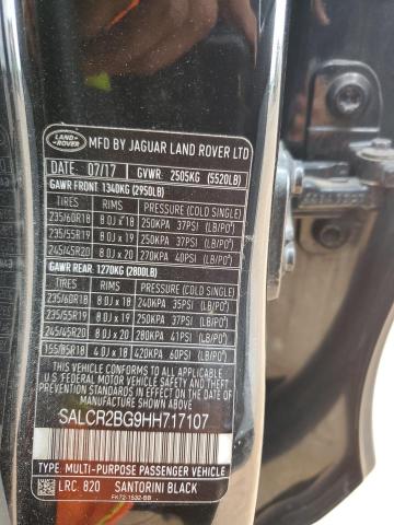 2017 LAND ROVER DISCOVERY SALCR2BG9HH717107