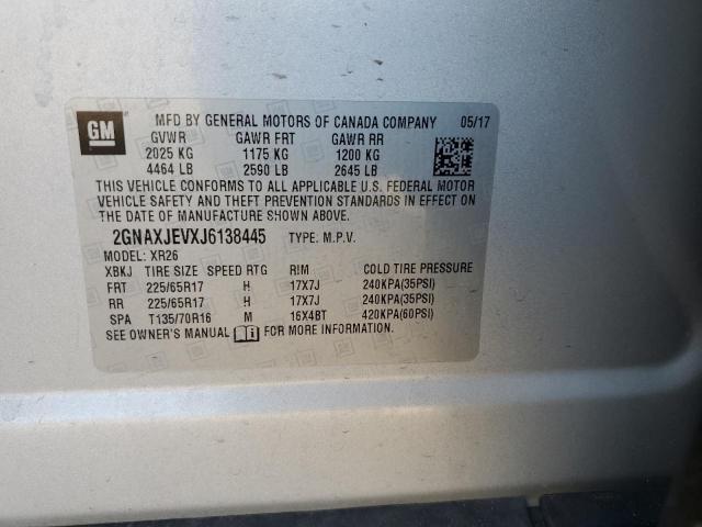 2018 CHEVROLET EQUINOX LT #3287815092