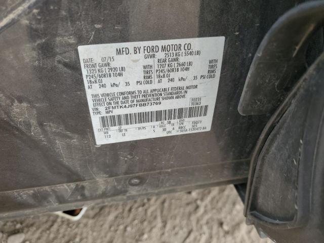 2015 FORD EDGE SEL - 2FMTK4J97FBB73769