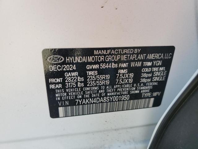 2025 HYUNDAI IONIQ 5 SEL - 7YAKN4DA8SY001950