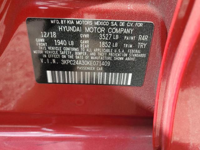 2019 HYUNDAI ACCENT SE 3KPC24A30KE071409