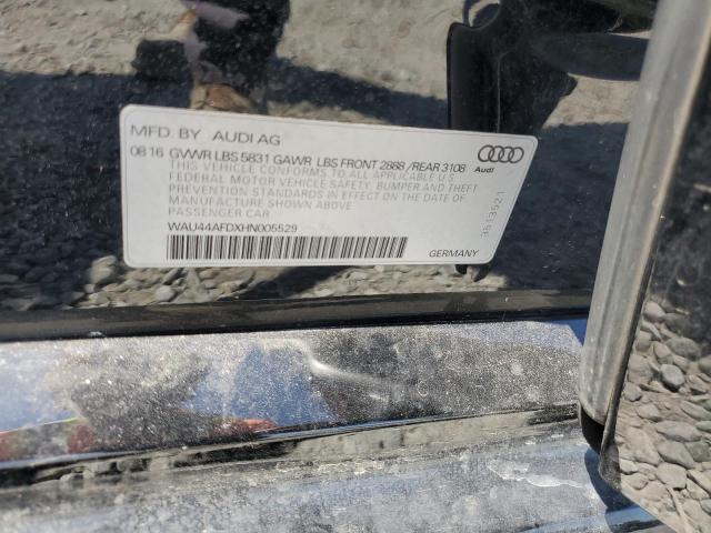 2017 AUDI A8 L QUATTRO WAU44AFDXHN005529