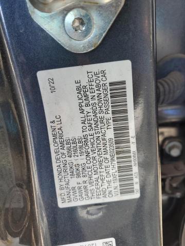 2022 HONDA CIVIC EXL - 19XFL1H79NE023509