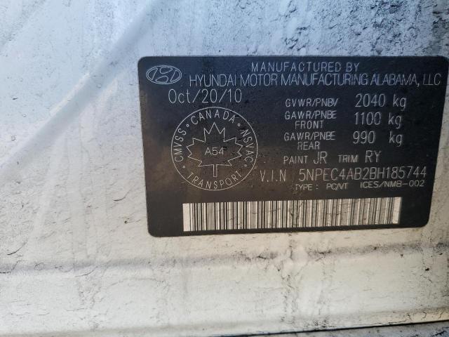 2011 HYUNDAI SONATA SE - 5NPEC4AB2BH185744