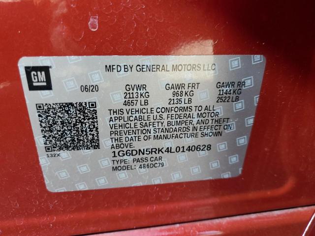 2020 CADILLAC CT5 PREMIU 1G6DN5RK4L0140628