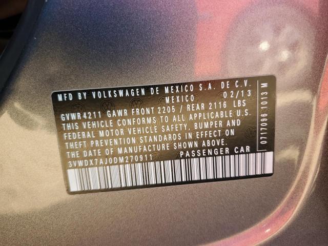 2013 VOLKSWAGEN JETTA SE #3292466671