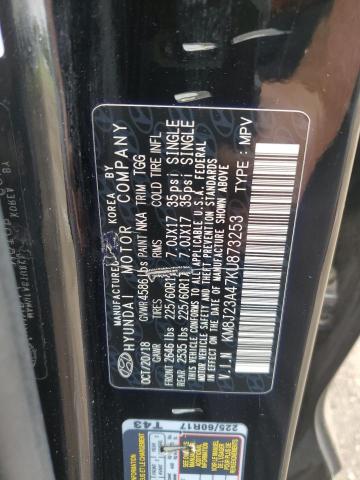 2019 HYUNDAI TUCSON SE KM8J23A47KU873253