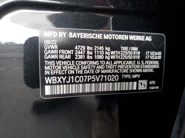 2023 BMW X2 XDRIVE2 WBXYJ1C07P5V71020