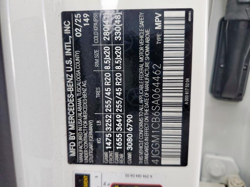 2025 MERCEDES-BENZ EQE SUV 350 4MATIC #3290492499