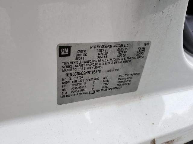 2017 CHEVROLET TAHOE POLI 1GNLCDEC9HR196310