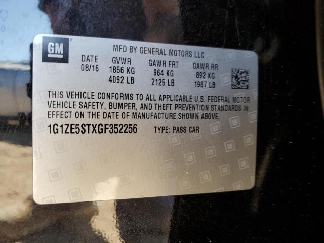 2016 CHEVROLET MALIBU - 1G1ZE5STXGF352256