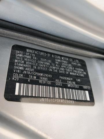 2019 NISSAN ROGUE SPOR JN1BJ1CP0KW529049