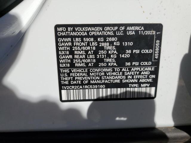 2024 VOLKSWAGEN ATLAS PEAK 1V2CR2CA1RC539160