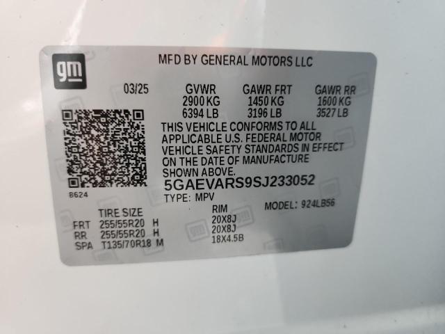 2025 BUICK ENCLAVE PR 5GAEVARS9SJ233052