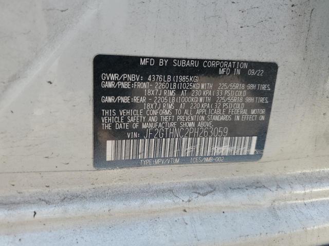 2023 SUBARU CROSSTREK JF2GTHNC2PH263059