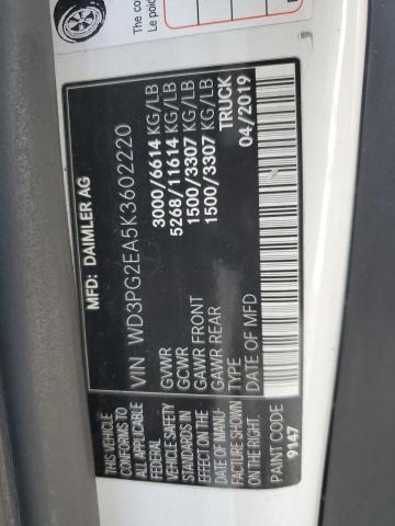 2019 MERCEDES-BENZ METRIS WD3PG2EA5K3602220