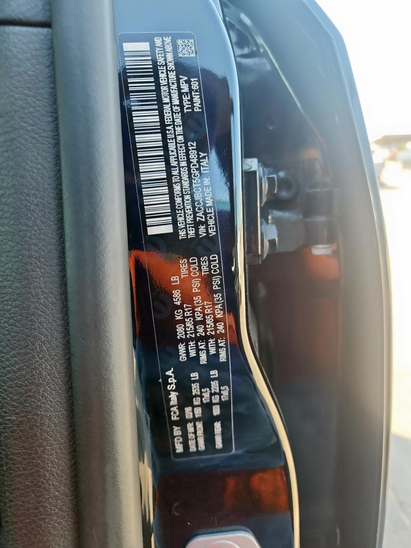 2016 JEEP RENEGADE T - ZACCJBCT5GPD48912