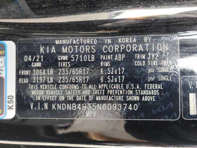 2022 KIA CARNIVAL LX KNDNB4H35N6093740