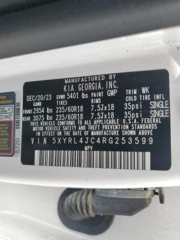 2024 KIA SORENTO S - 5XYRL4JC4RG253599