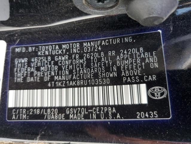 2024 TOYOTA CAMRY TRD 4T1KZ1AK8RU103530