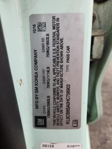 2017 CHEVROLET SPARK LS KL8CB6SA0HC756902