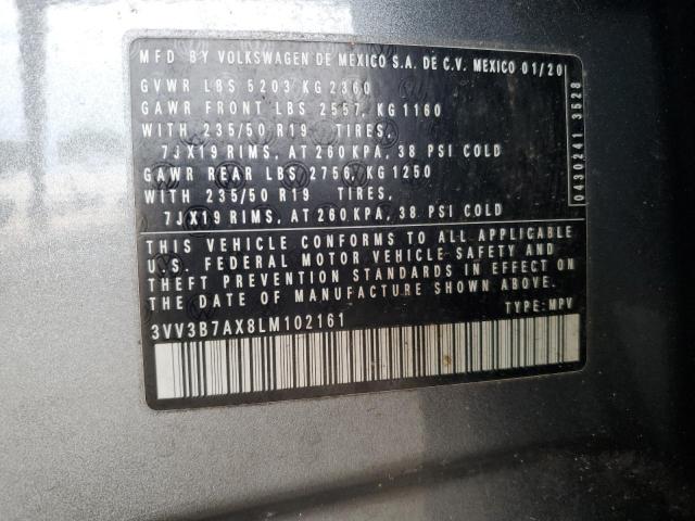 2020 VOLKSWAGEN TIGUAN SE 3VV3B7AX8LM102161