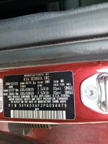 2023 KIA SPORTAGE SX PRESTIGE 5XYK53AF2PG094479