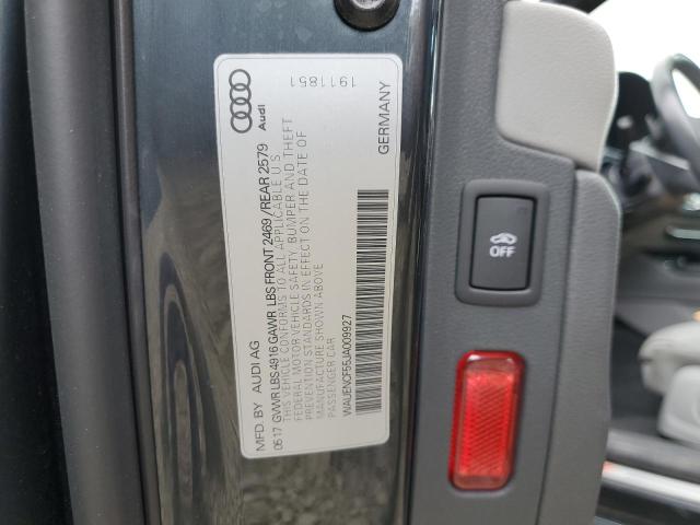 2018 AUDI A5 PREMIUM WAUENCF55JA009927