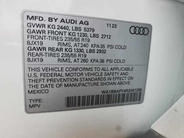 2024 AUDI Q5 PREMIUM WA1BBAFY4R2041295