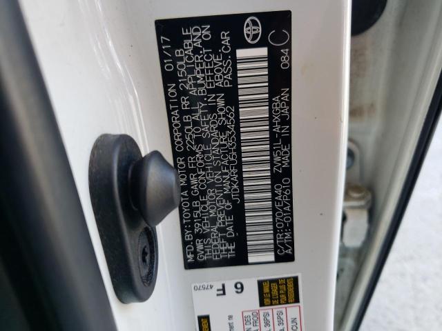 2017 TOYOTA PRIUS JTDKARFU5H3534562