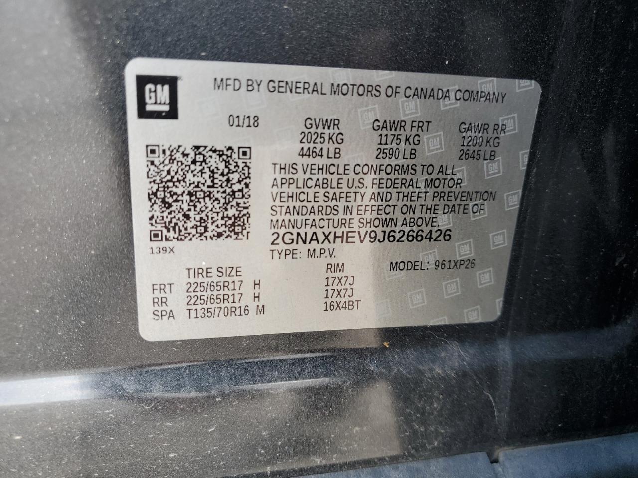 CHEVROLET EQUINOX LS