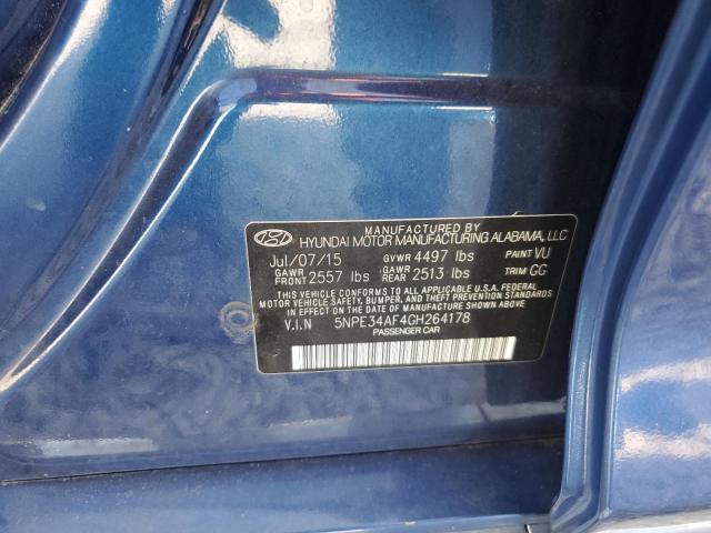 2016 HYUNDAI SONATA SPORT 5NPE34AF4GH264178