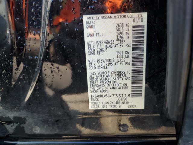 2018 NISSAN FRONTIER S 1N6AD0EV5JN735118