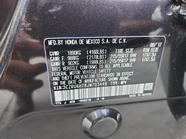 2018 HONDA HR-V EXL - 3CZRU6H78JM703449
