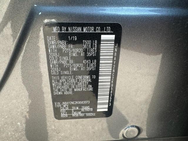 2019 NISSAN ARMADA SV JN8AY2NC2K9583573