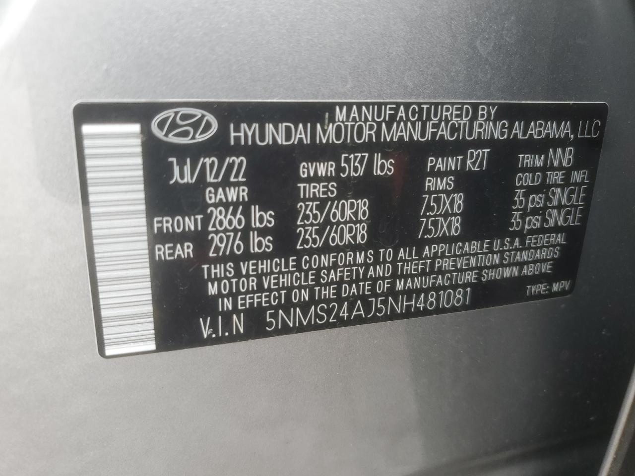 HYUNDAI SANTA FE SEL