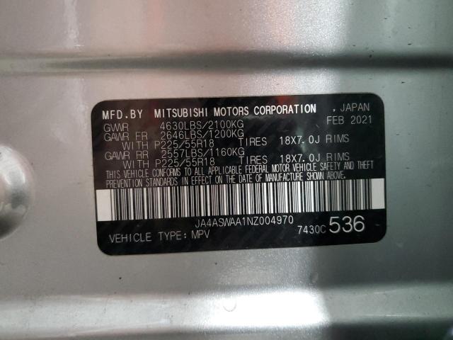 2022 MITSUBISHI ECLIPSE CR JA4ASWAA1NZ004970