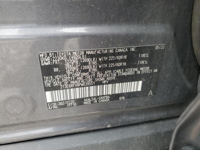 2023 TOYOTA RAV4 XSE 2T3E6RFV8PW039551